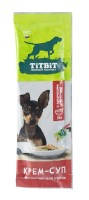 TiTBiT лакомство крем-суп для собак с кусочками телятины