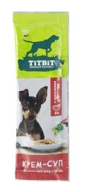 TiTBiT лакомство крем-суп для собак с кусочками телятины - TiTBiT лакомство крем-суп для собак с кусочками телятины