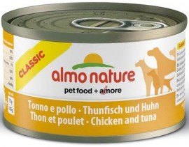 Classic Tuna&amp;Chicken (консервы для собак с тунцом и курицей от Almo Nature)95г и 290г консервы для собак с тунцом и курицей