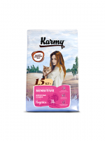 Karmy Sensitive Карми сухой для кошек с чувствительным пищеварением с индейкой (73316, 73315, 73314)