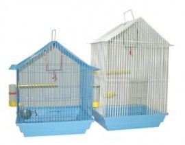 Зоомарк Клетка для птиц домик (комплект) (15318, 15317) - Зоомарк Клетка для птиц домик (комплект) (15318, 15317)