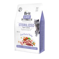 Brit Care Cat GF Sterilized Weight Control (Брит Кэа гипоаллергенный беззерновой корм для стерилизованных кошек Контроль веса)