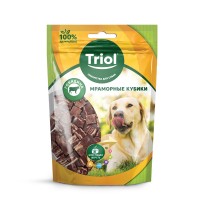 Triol лакомство для собак мраморные кубики из говядины