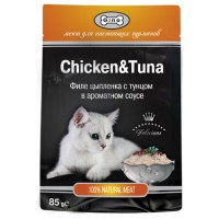 Chicken & Tuna (от GINA с тунцом и цыпленком для кошек) (99599)