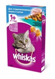 Whiskas корм для кастрированных кошек "Профилактика мочекаменной болезни", с кроликом - Whiskas корм для кастрированных кошек "Профилактика мочекаменной болезни", с кроликом