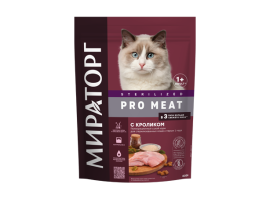 Мираторг PRO MEAT для стерилизованных кошек с Кроликом - Мираторг PRO MEAT для стерилизованных кошек с Кроликом