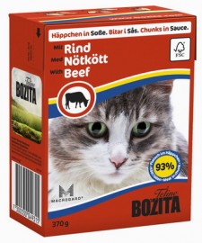 Feline Beef (мясные кусочки в соусе c Говядиной для кошек от БОЗИТА) 370г ( 36384) - image_1339590203_big.jpg