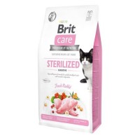 Brit Care Cat GF Sterilized Sensitive (Брит Кэа гипоаллергенный беззерновой корм для стерилизованных кошек с чувствительным пищеварением)