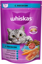 Распродажа! Whiskas корм для кошек "Подушечки с паштетом. обед с лососем"  - Распродажа! Whiskas корм для кошек "Подушечки с паштетом. обед с лососем" 