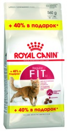 ROYAL CANIN Fit 32 (Роял Канин для кошек имеющих доступ на улицу до 7 лет, 400гр + 160гр) (68947)  - ROYAL CANIN Fit 32 (Роял Канин для кошек имеющих доступ на улицу до 7 лет, 400гр + 160гр) (68947) 