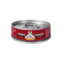 Погрызухин консервы для собак оленина с клюквой