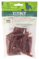 TiTBiT золотая коллекция лакомство для собак говядина по-строгановски