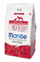 Корм Monge Superpremium Dog Mini Starter for Mother and baby (Монж для щенков мелких пород (с 2-х недель), беременных и кормящих собак)