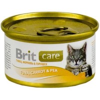 Brit консервы для кошек с куриной грудкой и сыром 80гр (19540)