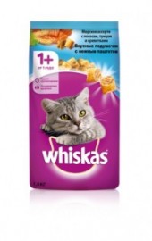 Whiskas корм для кошек "Аппетитный обед с лососем", подушечки - Whiskas корм для кошек "Аппетитный обед с лососем", подушечки