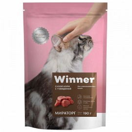 Winner Виннер корм для стерилизованных кошек с говядиной (78446, 78443, 78841) - Winner Виннер корм для стерилизованных кошек с говядиной (78446, 78443, 78841)