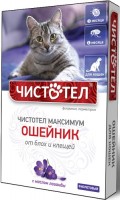 Экопром Чистотел C606 Максимум Ошейник для кошек от блох и клещей (65319)