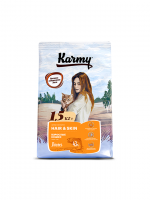 Karmy Hair & Skin Карми сухой для кошек, для здоровья кожи и шерсти с лососем (73319, 73318, 73317)