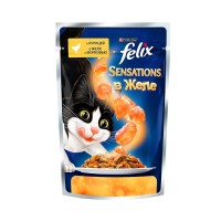Felix Sensations (кусочки в желе для кошек с курицей и морковью) (12318964)