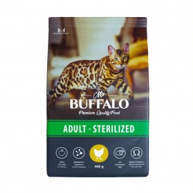 Mr.Buffalo STERILIZED (Баффало для стерилизованных кошек с курицей) - Mr.Buffalo STERILIZED (Баффало для стерилизованных кошек с курицей)