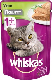 Whiskas для кошек паштет с уткой - Whiskas для кошек паштет с уткой