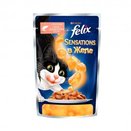 Felix Sensations (кусочки в желе для кошек с лососем и треской) (12232834) - Felix Sensations (кусочки в желе для кошек с лососем и треской) (12232834)