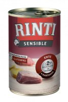Rinti SENSIBLE Entre, Huhnerleber+Kartoffel (Ринти Сенсибл консервы для собак с уткой, куриной печенью и картофелем)