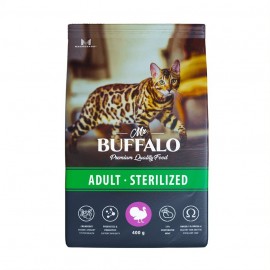 Mr.Buffalo STERILIZED (Баффало для стерилизованных кошек с индейкой) - Mr.Buffalo STERILIZED (Баффало для стерилизованных кошек с индейкой)