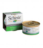 Schesir консервы для кошек с цыплёнком в собственном соку (10470)