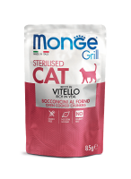 Monge Grill Vitello Sterilised (Монж паучи для стерилизованных кошек с итальянской телятиной)