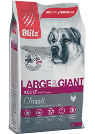Blitz Adult Giant & Large breeds Chicken & Rice (Блиц корм для взрослых собак крупных и гигантских пород) - Blitz Adult Giant & Large breeds Chicken & Rice (Блиц корм для взрослых собак крупных и гигантских пород)