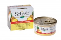 Schesir консервы для кошек с цыплёнком и ананасом (10481)