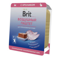 Brit Premium (Брит воздушный паштет кролик для стерилизованных кошек)