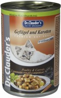 Доктор Клаудер консервы для кошек с домашнем птицей и морковью (88090)