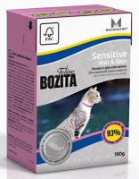 Sensitive Hair & Skin (Бозита. Влажное питание для кошек с чувствительной кожей) 190г ( 29970)
