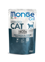 Monge Grill Trota Sterilised (Монж паучи для стерилизованных кошек с итальянской форелью)