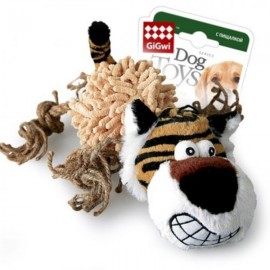 GiGwi Игрушка для собак "Тигр с пищалкой" 50173 (75098) - 50173.jpg