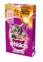 Whiskas корм для котят с молоком, индейкой и морковью