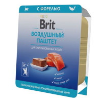 Brit Premium (Брит воздушный паштет форель для стерилизованных кошек)