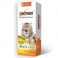 Unitabs Malt+Vit paste паста с таурином для кошек 120 мл (74039)