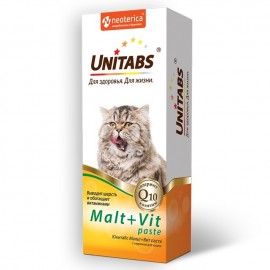 Unitabs Malt+Vit paste паста с таурином для кошек 120 мл (74039) - Unitabs Malt+Vit paste паста с таурином для кошек 120 мл (74039)