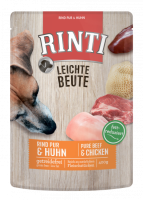 Rinti LEICHTE BEUTE Rind Pur + Huhn (Ринти Легкая добыча пауч для собак говядина и курица)