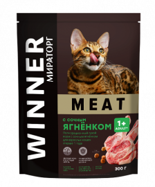 Winner Meat Виннер Мит корм для кошек с ягненком (79698) - Winner Meat Виннер Мит корм для кошек с ягненком (79698)