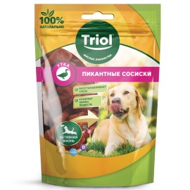 Triol лакомство для собак пикантные сосиски из утки - Triol лакомство для собак пикантные сосиски из утки