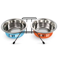 Triol (Триол миска металлическая на подставке "Water&Food")