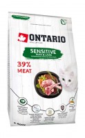 Ontario Cat Sensitive/Derma (Онтарио для кошек с чувствительным пищеварением с уткой и ягненком)