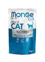 Monge Grill Sgombro Senior (Монж паучи для пожилых кошек с эквадорской макрелью)