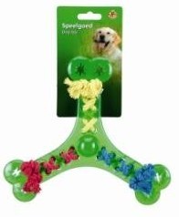 Игрушка для собак "Бумеранг украшенный веревками" 24см. 38126 (625832) - 28238_0.jpg