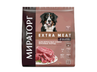 Мираторг EXTRA MEAT для взрослых собак крупных пород с Говядиной Black Angus