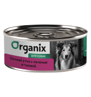 Organix (Органикс консервы для собак сочная утка с печенью и тыквой)